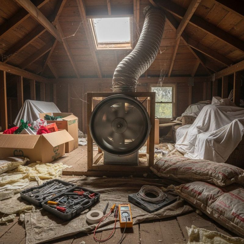 Local Attic Fan Repair pros at work